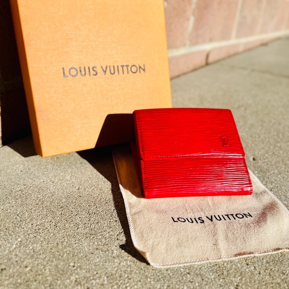 Louis Vuitton Handbags - GUC Louis Vuitton Epi Red Bifold wallet/ date code MI0984